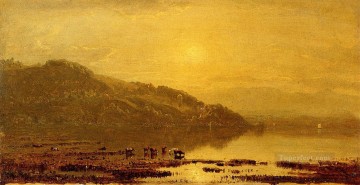 サンフォード・ロビンソン・ギフォード Painting - メリノ山の風景 サンフォード・ロビンソン・ギフォード